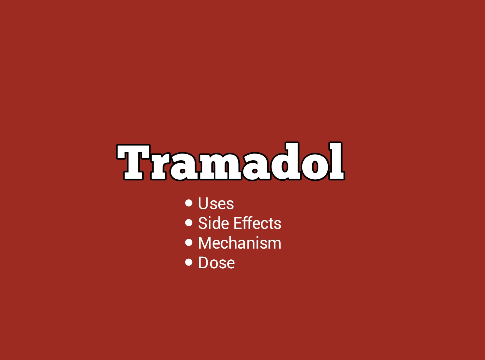 Tramadol Uses Side Effects Dosage Drugsbank