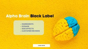 Onnit Alpha brain Black Label Review