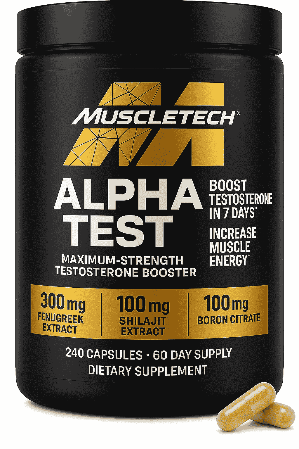 MuscleTech AlphaTest Tribulus Terrestris Supplement